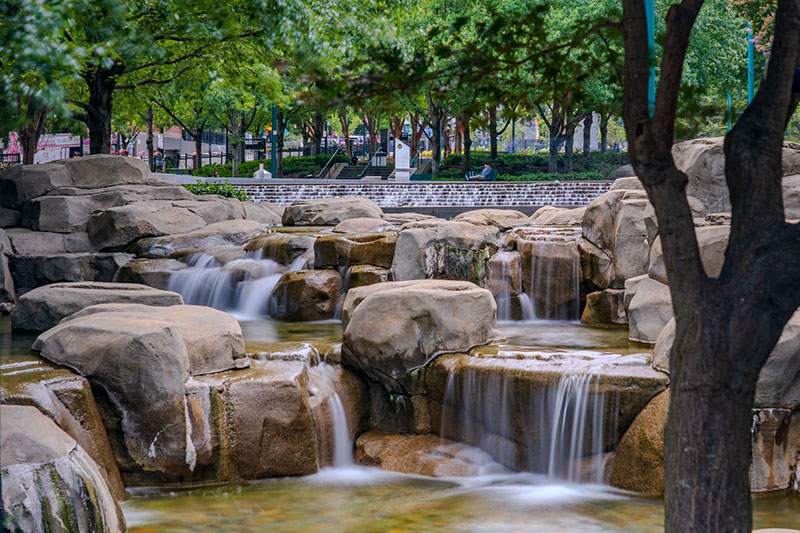 water gardens